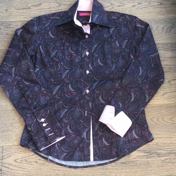 John Sutton Cotton Blouse - Picture 2 of 5